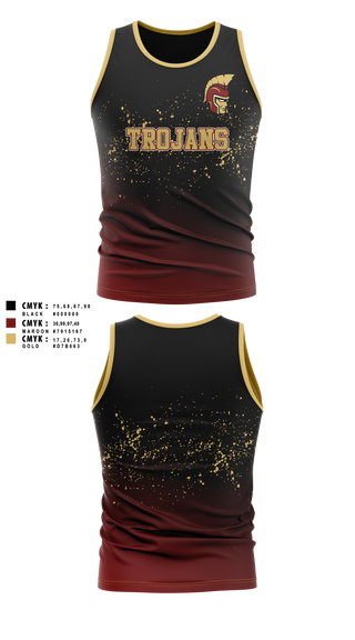 Tank Top, Minnesota State Academy for the Deaf Trojans, Cheer, Teamtime, Team time, sublimation, custom sports apparel, team uniforms, spirit wear, spiritwear, sports uniforms, custom shirts, team store, custom team store, fundraiser sports, apparel fundraiser