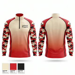 Quarter Zip Jacket, Lubbock Sluggers, Baseball, Teamtime, Team time, sublimation, custom sports apparel, team uniforms, spirit wear, spiritwear, sports uniforms, custom shirts, team store, custom team store, fundraiser sports, apparel fundraiser