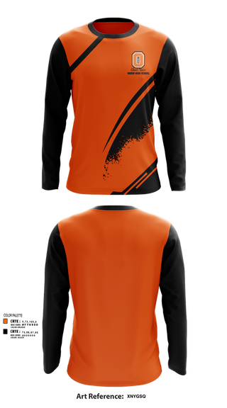 Long Sleeve Performance Shirt, Ogden High School Cheer, Cheer, Teamtime, Team time, sublimation, custom sports apparel, team uniforms, spirit wear, spiritwear, sports uniforms, custom shirts, team store, custom team store, fundraiser sports, apparel fundraiser