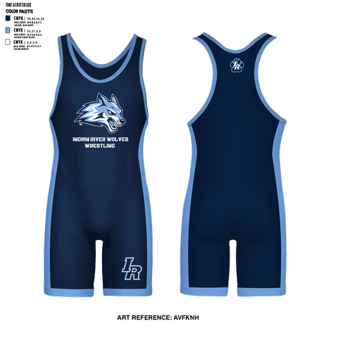 Wrestling Singlet, Indian River Wolves, Wrestling, Teamtime, Team time, sublimation, custom sports apparel, team uniforms, spirit wear, spiritwear, sports uniforms, custom shirts, team store, custom team store, fundraiser sports, apparel fundraiser