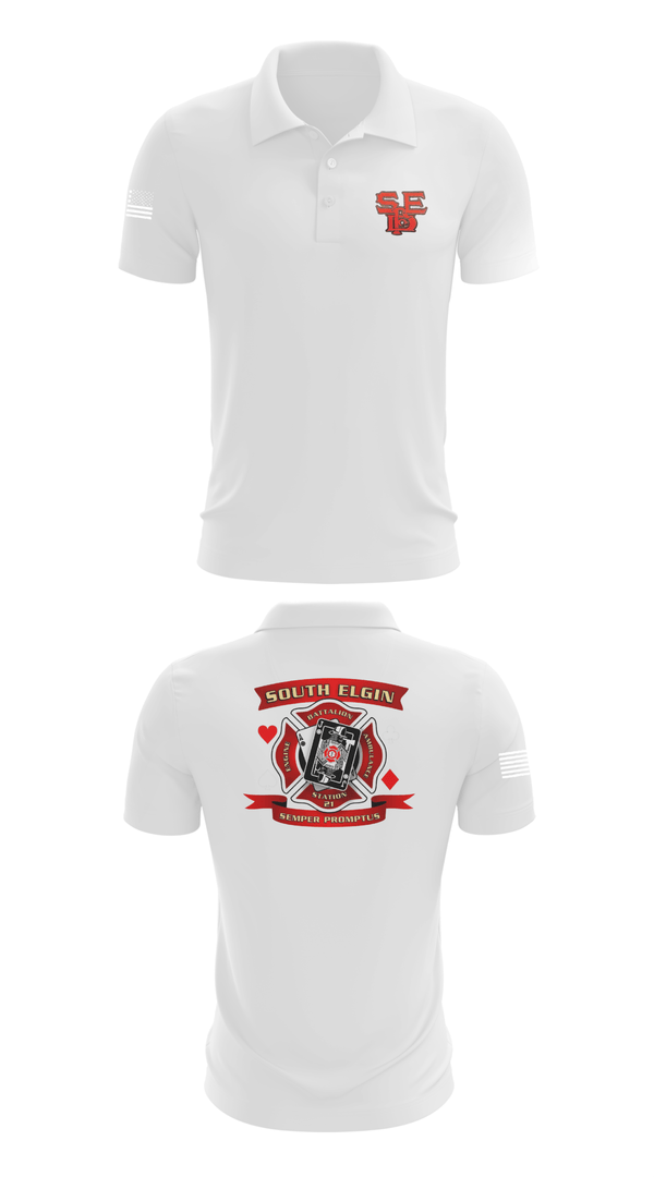 Short Sleeve Performance Polo, SEFD station 21 Blackjack, Fire Department, Teamtime, Team time, sublimation, custom sports apparel, team uniforms, spirit wear, spiritwear, sports uniforms, custom shirts, team store, custom team store, fundraiser sports, apparel fundraiser