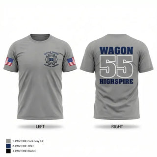 Old School Cotton Feel Shirt, Highspire Fire Department, Fire Department, Teamtime, Team time, sublimation, custom sports apparel, team uniforms, spirit wear, spiritwear, sports uniforms, custom shirts, team store, custom team store, fundraiser sports, apparel fundraiser
