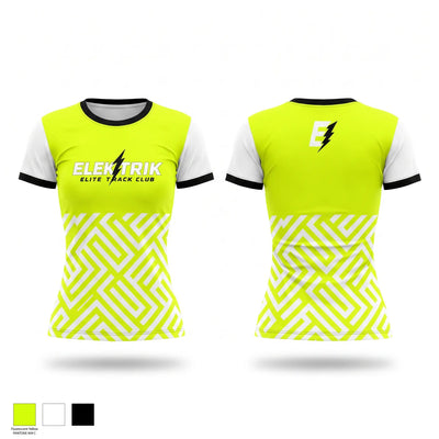 ELEKTRIK ELITE TRACK CLUB Short Sleeve Performance Shirt - 2