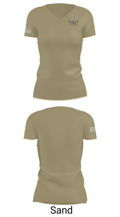 EL PASO COUNTY SHERIFF SWAT 34121073 Women's Short Sleeve V-neck Shirt - 84