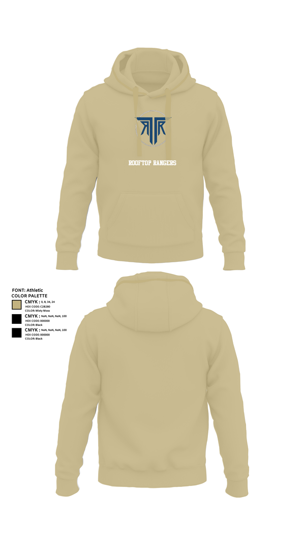 Hoodie, Rooftop Rangers, Army, Teamtime, Team time, sublimation, custom sports apparel, team uniforms, spirit wear, spiritwear, sports uniforms, custom shirts, team store, custom team store, fundraiser sports, apparel fundraiser