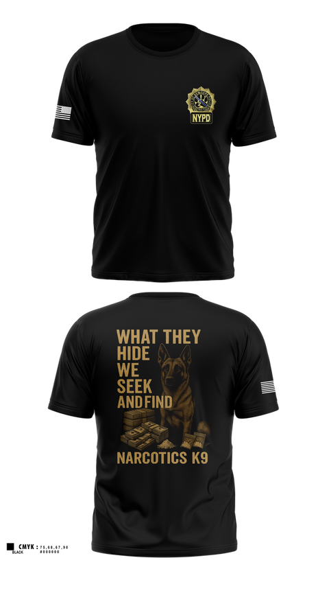 Old School Cotton Feel Shirt, Narcotics K9, , Teamtime, Team time, sublimation, custom sports apparel, team uniforms, spirit wear, spiritwear, sports uniforms, custom shirts, team store, custom team store, fundraiser sports, apparel fundraiser