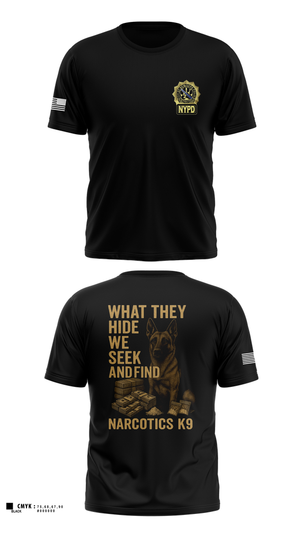 Short Sleeve Performance Shirt, Narcotics K9, , Teamtime, Team time, sublimation, custom sports apparel, team uniforms, spirit wear, spiritwear, sports uniforms, custom shirts, team store, custom team store, fundraiser sports, apparel fundraiser