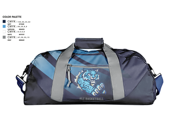 Duffle Bag, Franklin Learning Center Basketball, Women's Basketball, Teamtime, Team time, sublimation, custom sports apparel, team uniforms, spirit wear, spiritwear, sports uniforms, custom shirts, team store, custom team store, fundraiser sports, apparel fundraiser