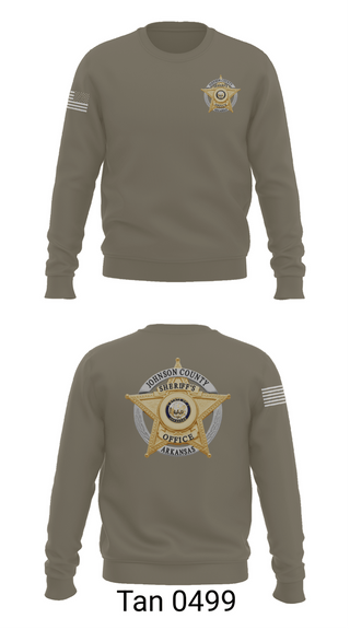 Crew Neck Sweatshirt, Johnson County Sheriff’s Office, Police, Teamtime, Team time, sublimation, custom sports apparel, team uniforms, spirit wear, spiritwear, sports uniforms, custom shirts, team store, custom team store, fundraiser sports, apparel fundraiser
