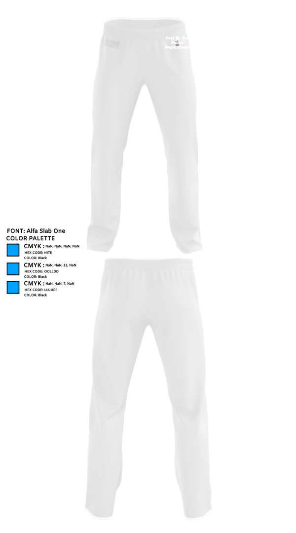 Sweatpants, Port St. Joe Police Department, Police, Teamtime, Team time, sublimation, custom sports apparel, team uniforms, spirit wear, spiritwear, sports uniforms, custom shirts, team store, custom team store, fundraiser sports, apparel fundraiser