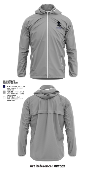 Windbreaker, Cherryville Little Ironmen, , Teamtime, Team time, sublimation, custom sports apparel, team uniforms, spirit wear, spiritwear, sports uniforms, custom shirts, team store, custom team store, fundraiser sports, apparel fundraiser