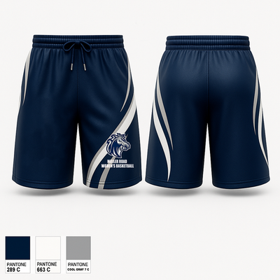 Muller Road Middle School Basketball 79179816 Womens Basketball Shorts - 1