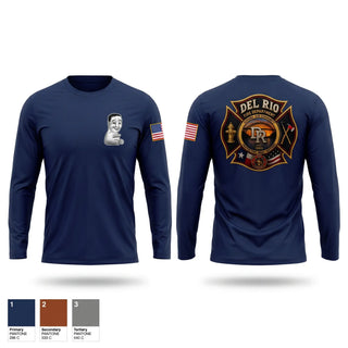 Long Sleeve Performance Shirt, Del Rio fire, Fire Department, Teamtime, Team time, sublimation, custom sports apparel, team uniforms, spirit wear, spiritwear, sports uniforms, custom shirts, team store, custom team store, fundraiser sports, apparel fundraiser