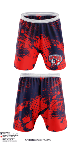Athletic Shorts With Pockets, Detroit Metro Stars Baseball, Baseball, Teamtime, Team time, sublimation, custom sports apparel, team uniforms, spirit wear, spiritwear, sports uniforms, custom shirts, team store, custom team store, fundraiser sports, apparel fundraiser