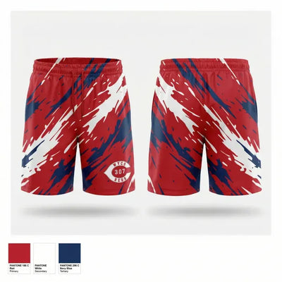 WYCO 307 Reds 17610621 Athletic Shorts With Pockets - 1