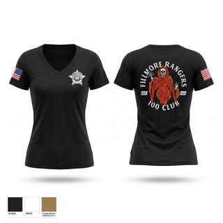 Womens Short Sleeve Vneck Shirt, Fillmore rangers, Police, Teamtime, Team time, sublimation, custom sports apparel, team uniforms, spirit wear, spiritwear, sports uniforms, custom shirts, team store, custom team store, fundraiser sports, apparel fundraiser