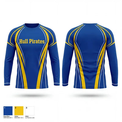 Hull Pirates 42134089 Long Sleeve Performance Shirt 1