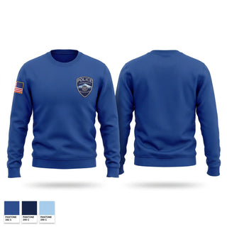 Crew Neck Sweatshirt, UWPD, Police, Teamtime, Team time, sublimation, custom sports apparel, team uniforms, spirit wear, spiritwear, sports uniforms, custom shirts, team store, custom team store, fundraiser sports, apparel fundraiser