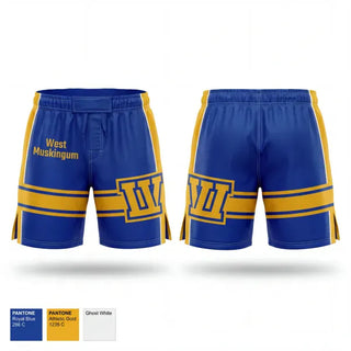 Fight Shorts, West Muskingum, Wrestling, Teamtime, Team time, sublimation, custom sports apparel, team uniforms, spirit wear, spiritwear, sports uniforms, custom shirts, team store, custom team store, fundraiser sports, apparel fundraiser