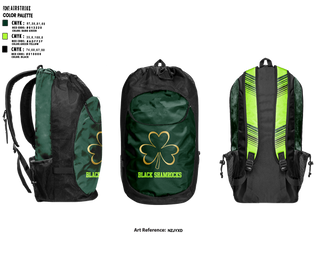 Gear Bag, Black Shamrocks, , Teamtime, Team time, sublimation, custom sports apparel, team uniforms, spirit wear, spiritwear, sports uniforms, custom shirts, team store, custom team store, fundraiser sports, apparel fundraiser