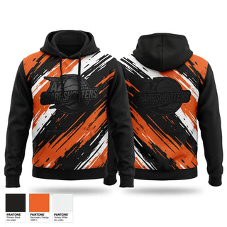 Hoodie, AZ SHARPSHOOTERS, Men's Basketball, Teamtime, Team time, sublimation, custom sports apparel, team uniforms, spirit wear, spiritwear, sports uniforms, custom shirts, team store, custom team store, fundraiser sports, apparel fundraiser