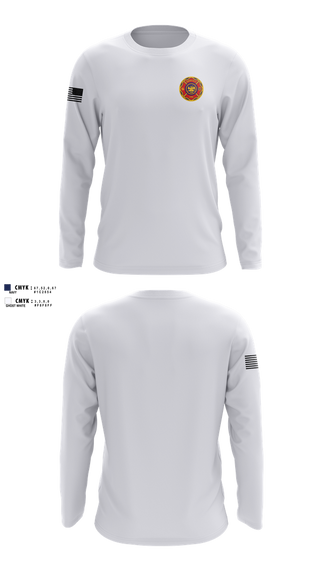 Long Sleeve Performance Shirt, Union City Fire & Emergency Services, Fire Department, Teamtime, Team time, sublimation, custom sports apparel, team uniforms, spirit wear, spiritwear, sports uniforms, custom shirts, team store, custom team store, fundraiser sports, apparel fundraiser