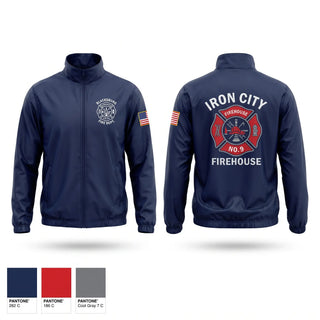 Windbreaker, Blacksburg Fire, Fire Department, Teamtime, Team time, sublimation, custom sports apparel, team uniforms, spirit wear, spiritwear, sports uniforms, custom shirts, team store, custom team store, fundraiser sports, apparel fundraiser