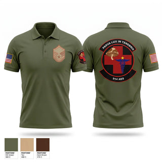 Short Sleeve Performance Polo, 914th AES, Air Force, Teamtime, Team time, sublimation, custom sports apparel, team uniforms, spirit wear, spiritwear, sports uniforms, custom shirts, team store, custom team store, fundraiser sports, apparel fundraiser