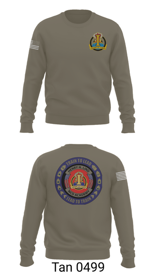 Crew Neck Sweatshirt, Henry H. Lind NCO Academy, Army, Teamtime, Team time, sublimation, custom sports apparel, team uniforms, spirit wear, spiritwear, sports uniforms, custom shirts, team store, custom team store, fundraiser sports, apparel fundraiser
