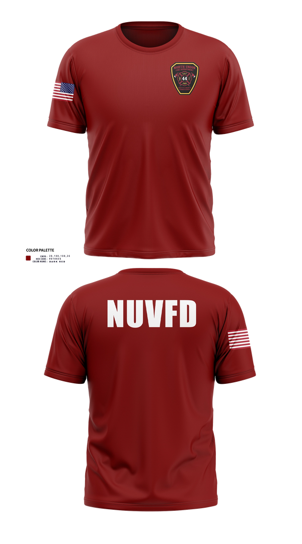 Short Sleeve Performance Shirt, North Union TWP VFD, Fire Department, Teamtime, Team time, sublimation, custom sports apparel, team uniforms, spirit wear, spiritwear, sports uniforms, custom shirts, team store, custom team store, fundraiser sports, apparel fundraiser