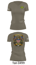 3d Regiment Cavalry 4467358 Women's Short Sleeve V-neck Shirt - 6