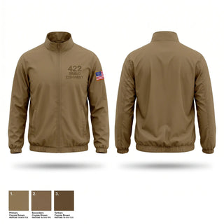 Windbreaker, 422 Bravo company, Army, Teamtime, Team time, sublimation, custom sports apparel, team uniforms, spirit wear, spiritwear, sports uniforms, custom shirts, team store, custom team store, fundraiser sports, apparel fundraiser