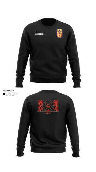 Crew Neck Sweatshirt, 11th MDB, Army, Teamtime, Team time, sublimation, custom sports apparel, team uniforms, spirit wear, spiritwear, sports uniforms, custom shirts, team store, custom team store, fundraiser sports, apparel fundraiser
