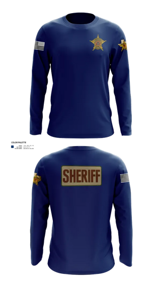 Long Sleeve Performance Shirt, Hudspeth county sheriff office, , Teamtime, Team time, sublimation, custom sports apparel, team uniforms, spirit wear, spiritwear, sports uniforms, custom shirts, team store, custom team store, fundraiser sports, apparel fundraiser