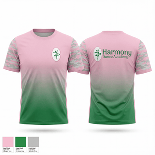 Short Sleeve Performance Shirt, Harmony Dance Academy, Cheer, Teamtime, Team time, sublimation, custom sports apparel, team uniforms, spirit wear, spiritwear, sports uniforms, custom shirts, team store, custom team store, fundraiser sports, apparel fundraiser