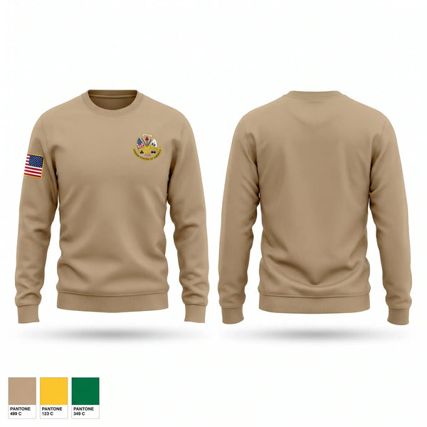 Crew Neck Sweatshirt, 75 Ranger regiment, Army, Teamtime, Team time, sublimation, custom sports apparel, team uniforms, spirit wear, spiritwear, sports uniforms, custom shirts, team store, custom team store, fundraiser sports, apparel fundraiser