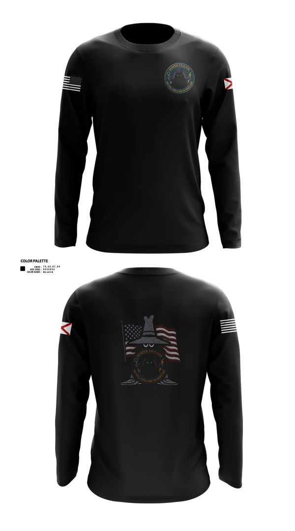 Long Sleeve Performance Shirt, 117th Intel Squadron, Air Force, Teamtime, Team time, sublimation, custom sports apparel, team uniforms, spirit wear, spiritwear, sports uniforms, custom shirts, team store, custom team store, fundraiser sports, apparel fundraiser