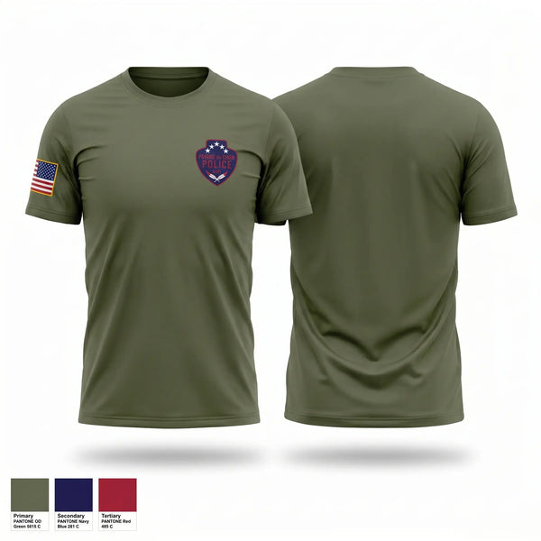 Short Sleeve Performance Shirt, Prairie du Chien Police Department, Police, Teamtime, Team time, sublimation, custom sports apparel, team uniforms, spirit wear, spiritwear, sports uniforms, custom shirts, team store, custom team store, fundraiser sports, apparel fundraiser