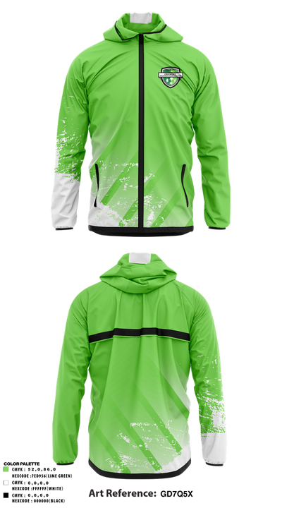 Crowley Independent Soccer Association 80091222 Windbreaker - 1