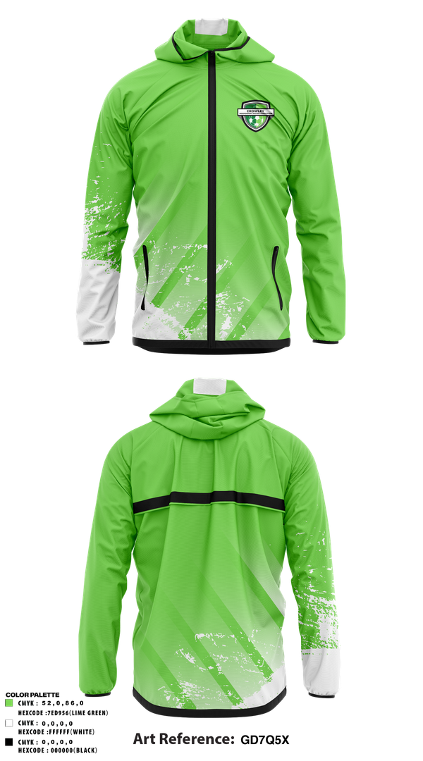 Windbreaker, Crowley Independent Soccer Association, Men's Soccer, Teamtime, Team time, sublimation, custom sports apparel, team uniforms, spirit wear, spiritwear, sports uniforms, custom shirts, team store, custom team store, fundraiser sports, apparel fundraiser