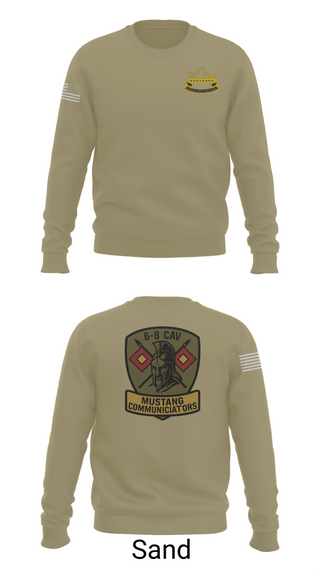 Crew Neck Sweatshirt, 6-8 CAV, , Teamtime, Team time, sublimation, custom sports apparel, team uniforms, spirit wear, spiritwear, sports uniforms, custom shirts, team store, custom team store, fundraiser sports, apparel fundraiser
