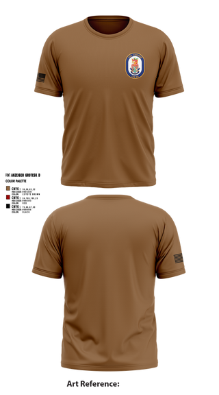 Short Sleeve Performance Shirt, USS CHOSIN, , Teamtime, Team time, sublimation, custom sports apparel, team uniforms, spirit wear, spiritwear, sports uniforms, custom shirts, team store, custom team store, fundraiser sports, apparel fundraiser