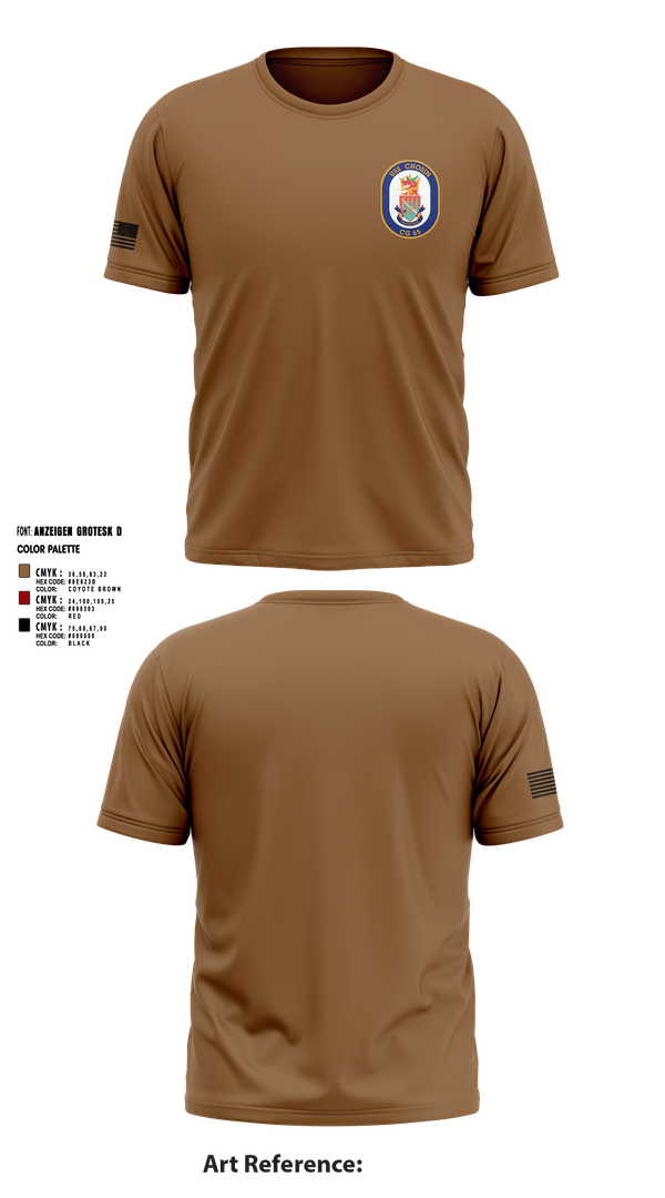 Short Sleeve Performance Shirt, USS CHOSIN, , Teamtime, Team time, sublimation, custom sports apparel, team uniforms, spirit wear, spiritwear, sports uniforms, custom shirts, team store, custom team store, fundraiser sports, apparel fundraiser