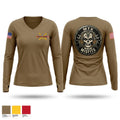 Bravo Battery 6-52 ADA BN 46061795 Women's Long Sleeve V-neck Shirt - 1