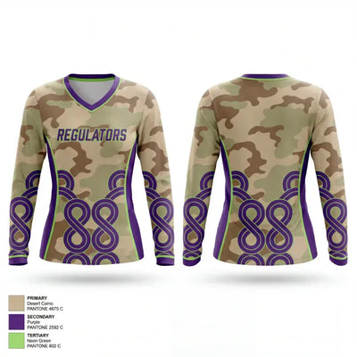 Regulators 33443552 Women's Long Sleeve V-neck Shirt - 1