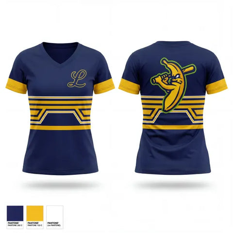 Womens Short Sleeve Vneck Shirt, Line Creek Legends, Baseball, Teamtime, Team time, sublimation, custom sports apparel, team uniforms, spirit wear, spiritwear, sports uniforms, custom shirts, team store, custom team store, fundraiser sports, apparel fundraiser