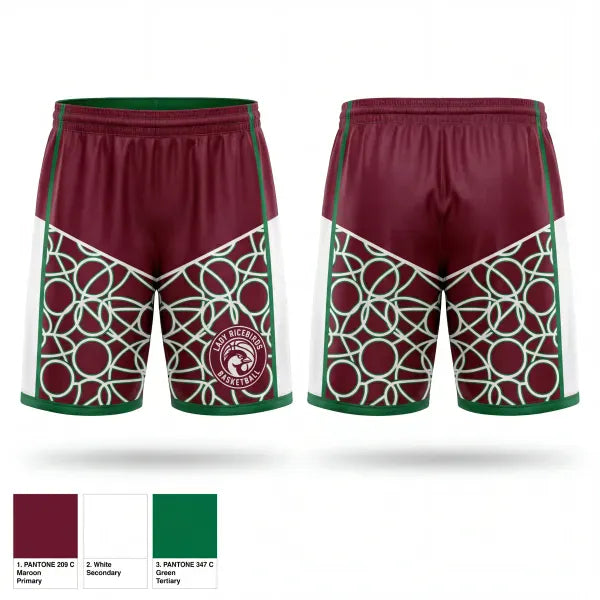 Mens Reversible Basketball Shorts, Lady Ricebirds, Women's Basketball, Teamtime, Team time, sublimation, custom sports apparel, team uniforms, spirit wear, spiritwear, sports uniforms, custom shirts, team store, custom team store, fundraiser sports, apparel fundraiser