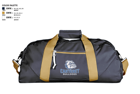 Duffle Bag, CARTERET BULLDOGS, , Teamtime, Team time, sublimation, custom sports apparel, team uniforms, spirit wear, spiritwear, sports uniforms, custom shirts, team store, custom team store, fundraiser sports, apparel fundraiser