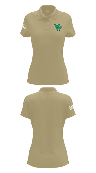 Womens Short Sleeve Performance Polo, Weeki Wachee Hornets, Women's Soccer, Teamtime, Team time, sublimation, custom sports apparel, team uniforms, spirit wear, spiritwear, sports uniforms, custom shirts, team store, custom team store, fundraiser sports, apparel fundraiser
