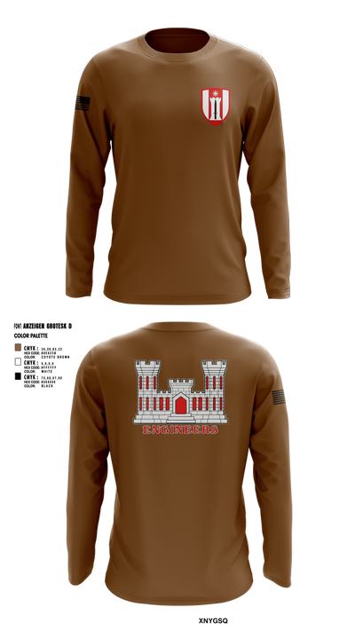 450th / 485th ACPs 89858245 Long Sleeve Performance Shirt 1